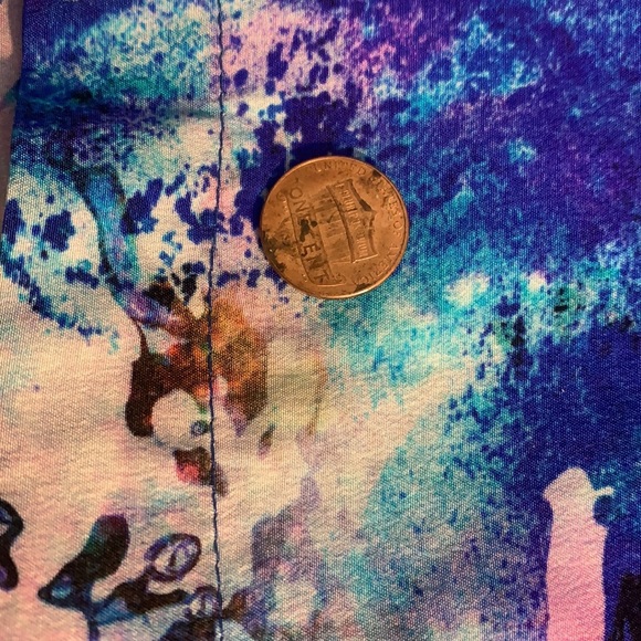 Amanda Uprichard Print Silk Watercolor Mini Dress XS - Picture 16 of 16